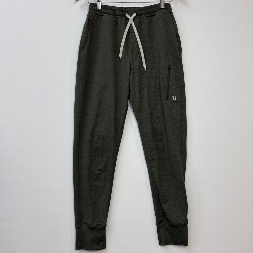 Vuori Sunday Performance Jogger Mens S Cascara Green Excellent V416 Pockets